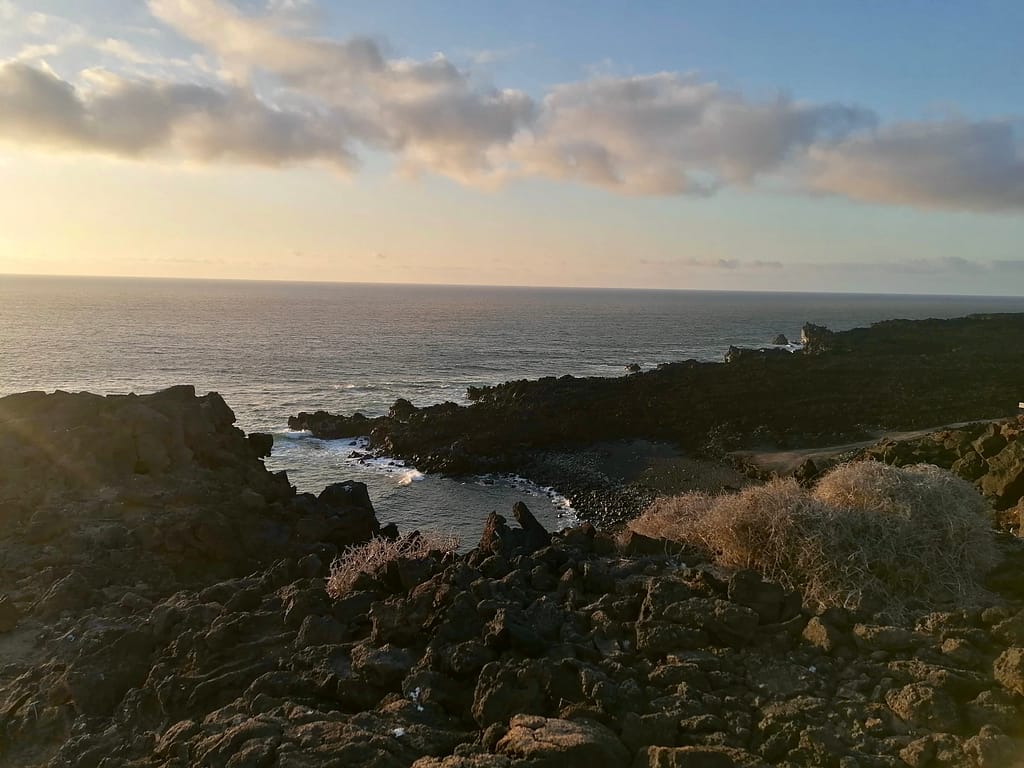 Atardecer en la Playa del Paso, en el Sendero del Golfo